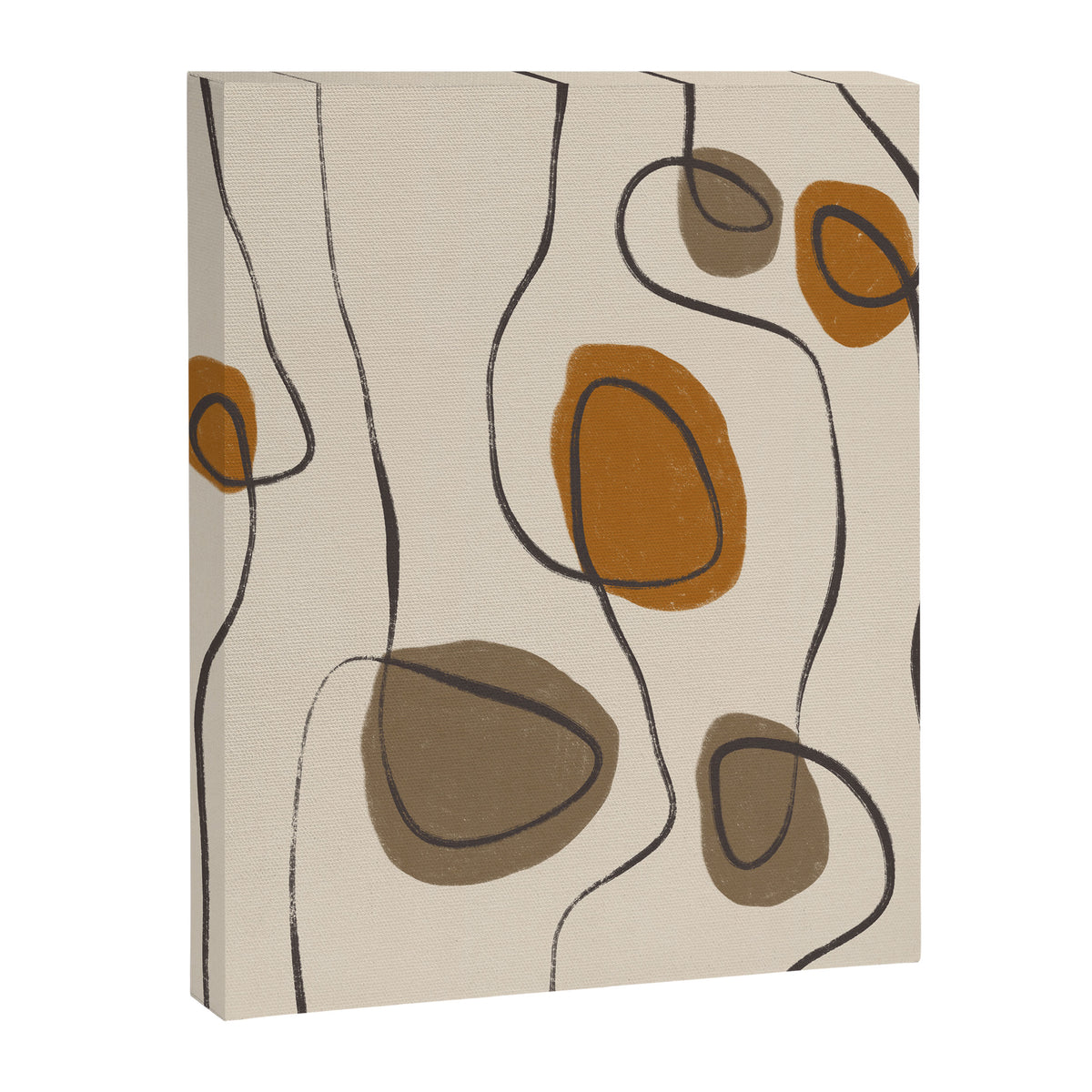 Modern Abstract Shapes #10 Canvas Print Gallery Image 6