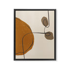 Modern Abstract Shapes #11 Framed Canvas Print Gallery Image 8
