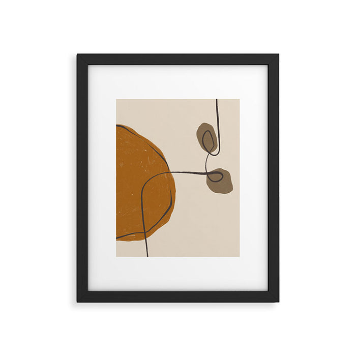 Modern Abstract Shapes #11 Framed Art Print Gallery Image 1