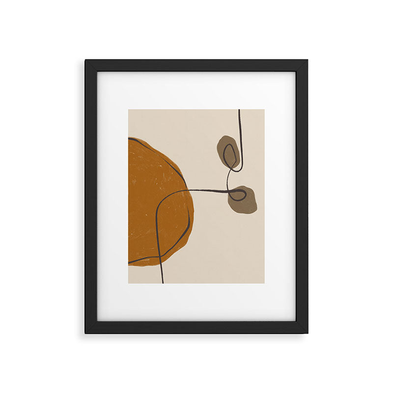 Modern Abstract Shapes #11 Framed Art Print Gallery Image 4