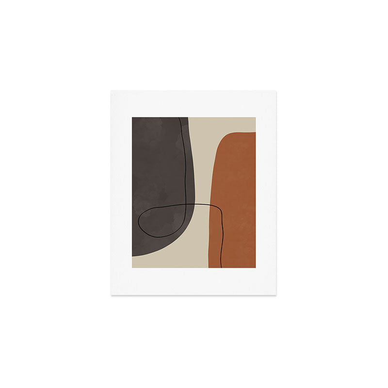 Modern Abstract Shapes #2 Art Print Gallery Image 1