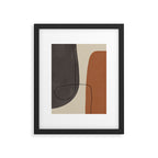 Modern Abstract Shapes #2 Framed Art Print Gallery Image 5