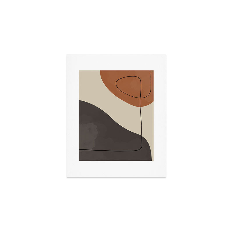 Modern Abstract Shapes #3 Art Print Gallery Image 1