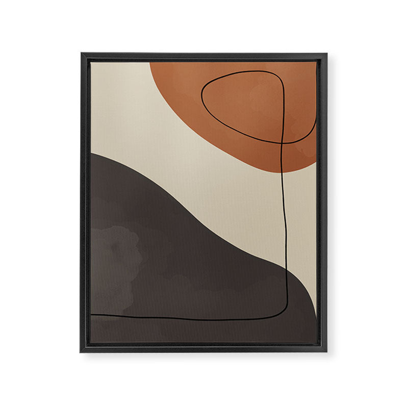 Modern Abstract Shapes #3 Framed Canvas Print Gallery Image 6