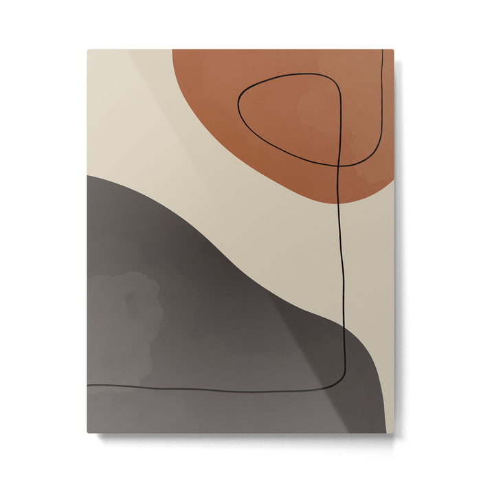 Modern Abstract Shapes #3 Metal Print Gallery Image 1