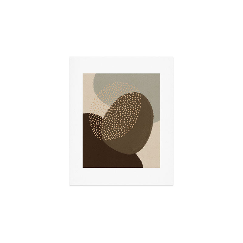 Modern Abstract Shapes #4 Art Print Gallery Image 1