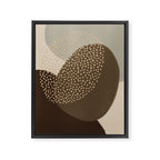 Modern Abstract Shapes #4 Framed Canvas Print Gallery Image 8