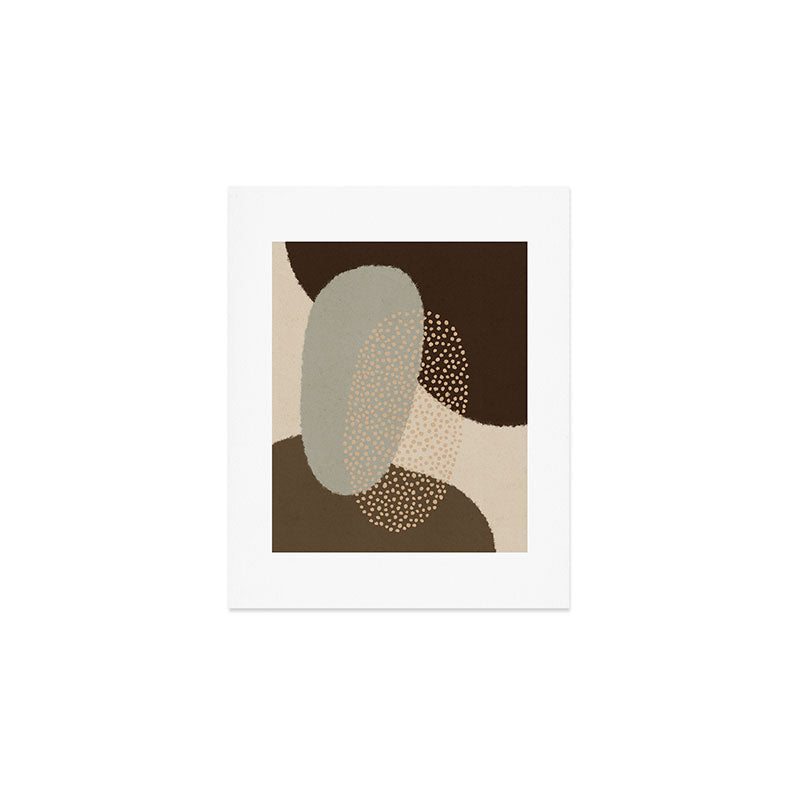 Modern Abstract Shapes #5 Art Print Gallery Image 1