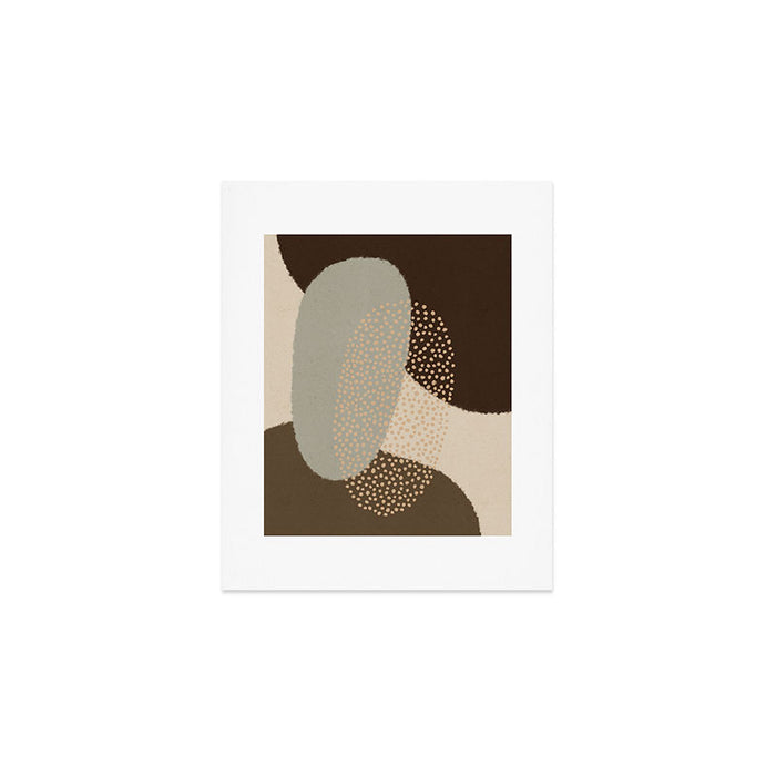Modern Abstract Shapes #5 Art Print Gallery Image 1