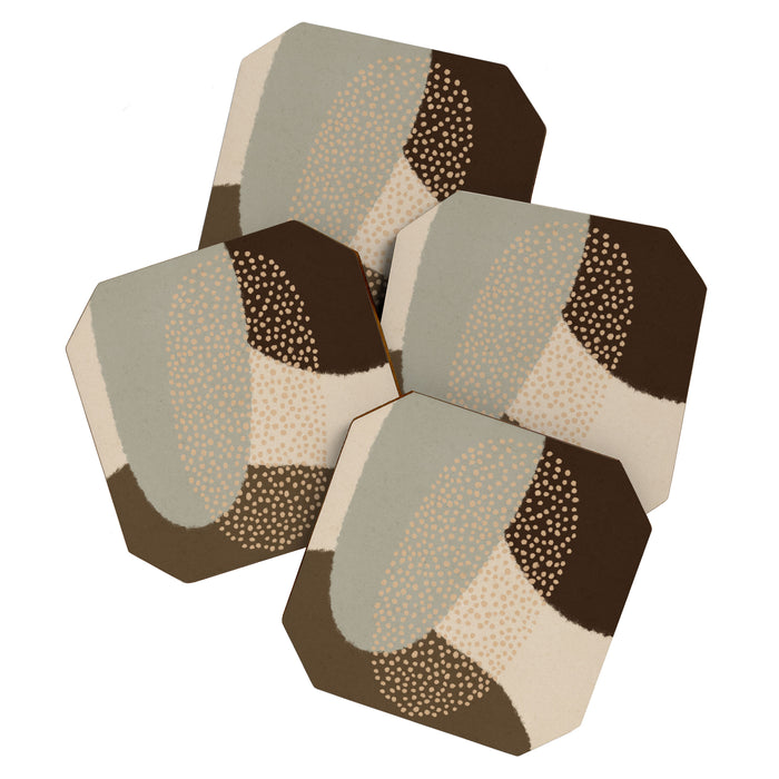 Modern Abstract Shapes #5 Coaster Gallery Image 1