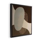 Modern Abstract Shapes #5 Framed Canvas Print Gallery Image 2