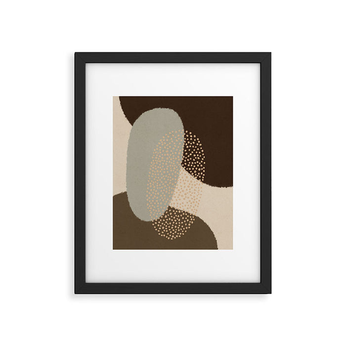 Modern Abstract Shapes #5 Framed Art Print Gallery Image 1