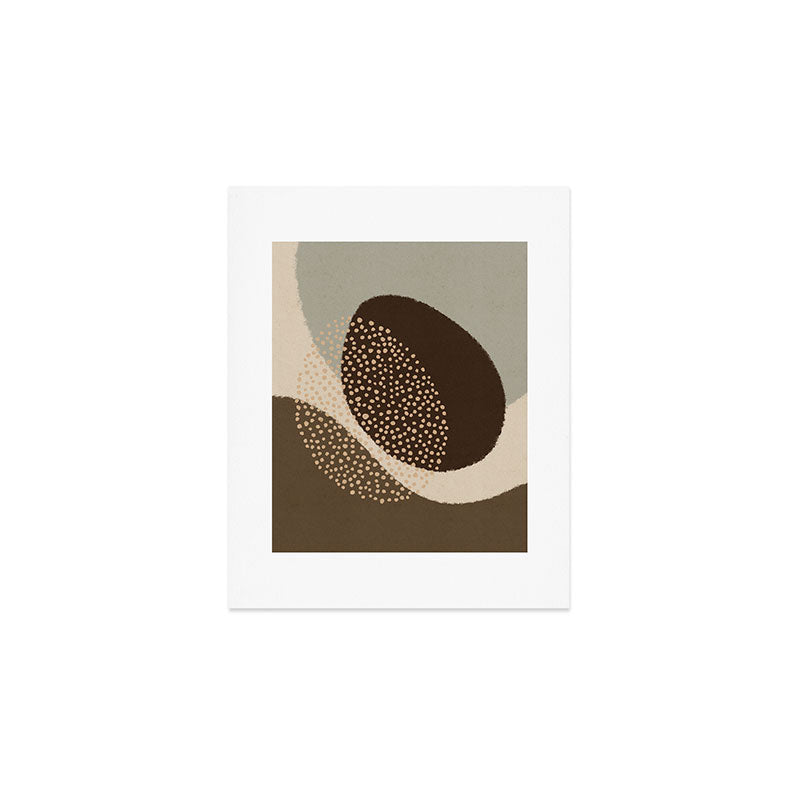 Modern Abstract Shapes #6 Art Print Gallery Image 1