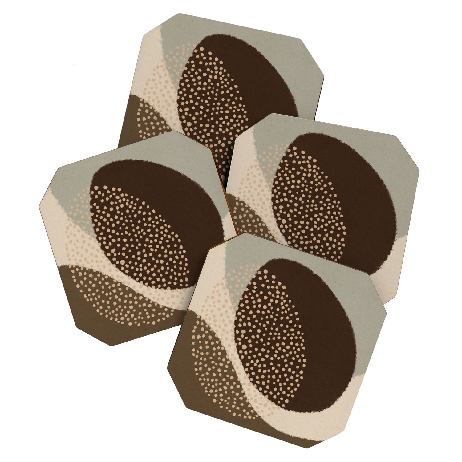 Modern Abstract Shapes #6 Coaster Gallery Image 1