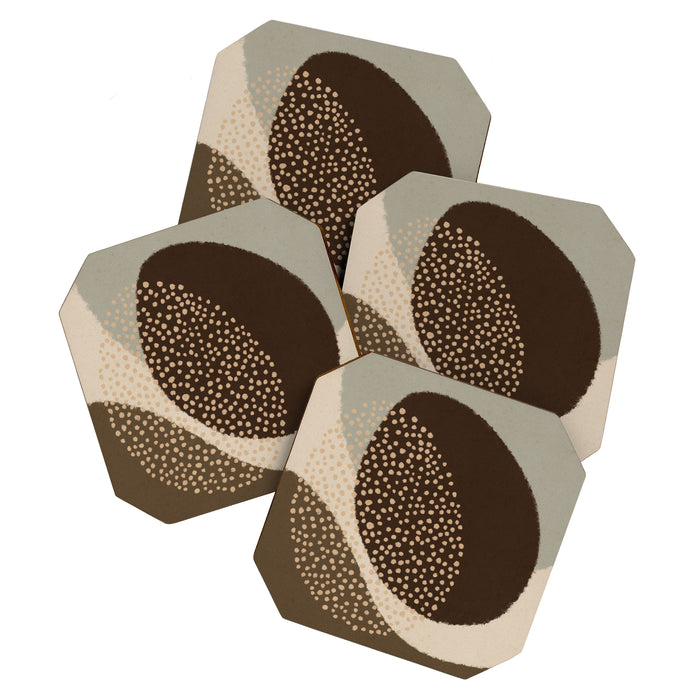 Modern Abstract Shapes #6 Coaster Gallery Image 1