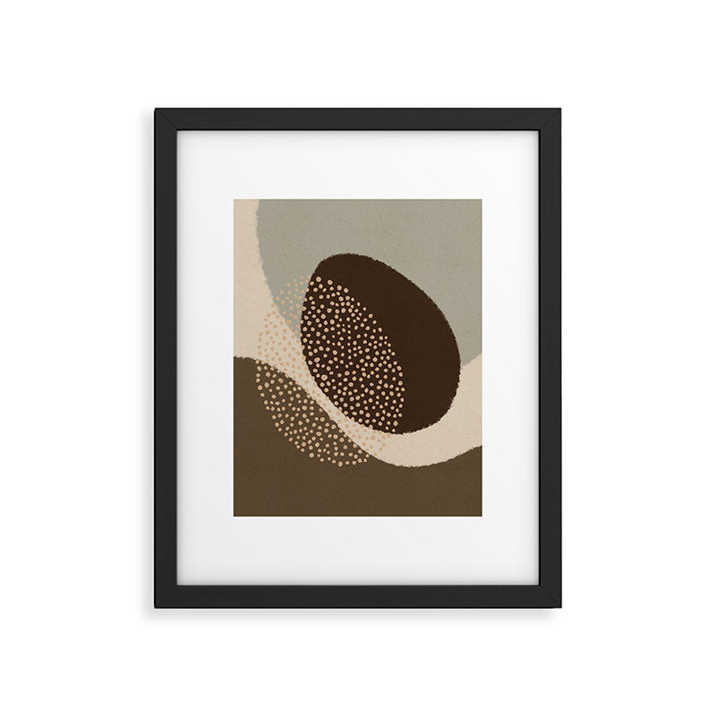Modern Abstract Shapes #6 Framed Art Print Gallery Image 6