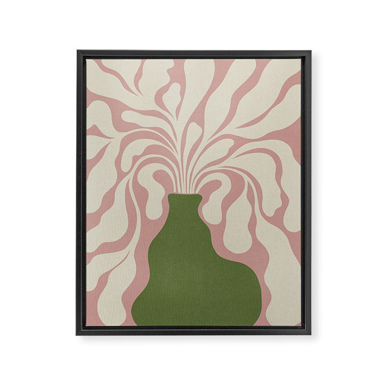 Modern Plant #3 Framed Canvas Print Gallery Image 6