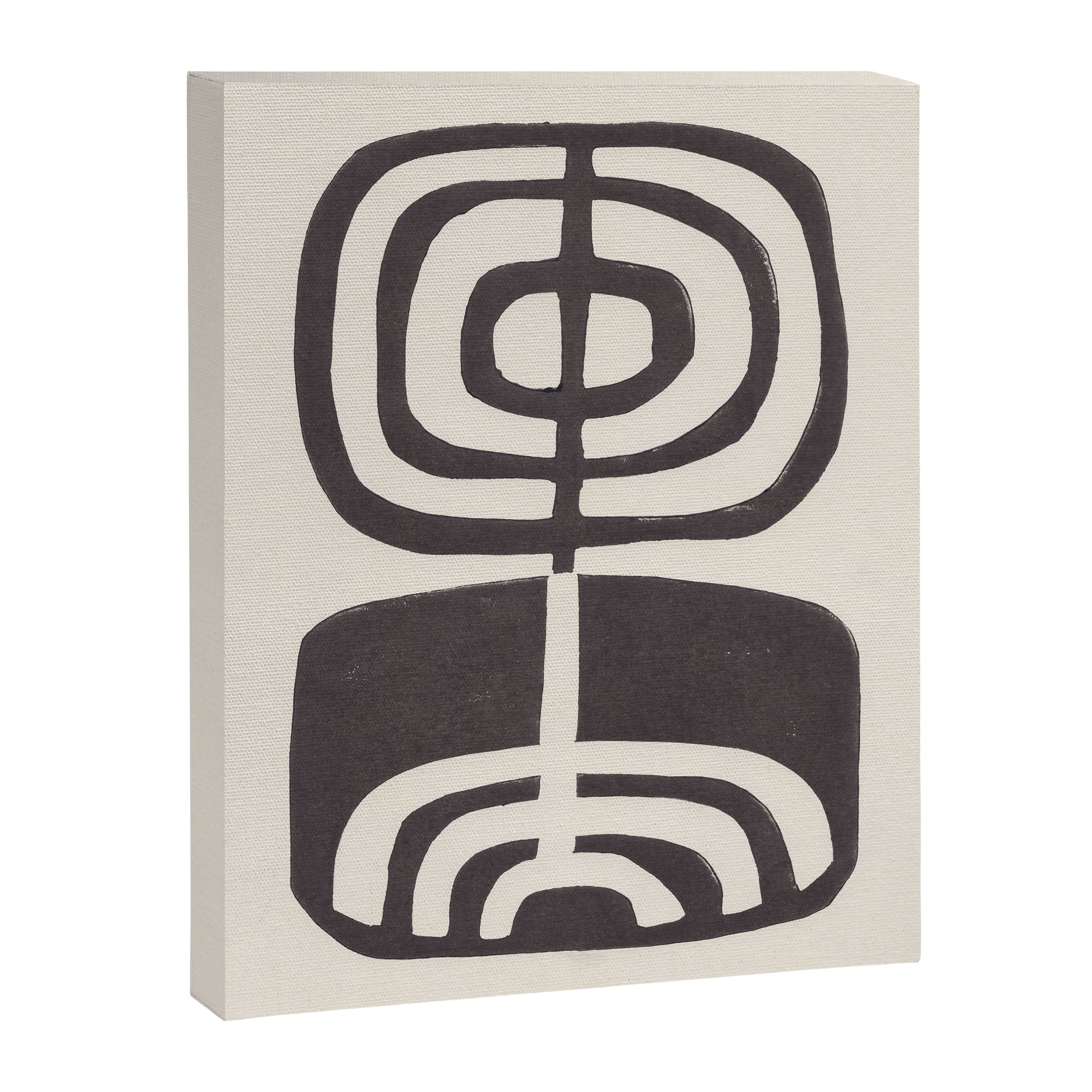 Modern Plant / Lino Print Canvas Print Gallery Image 8