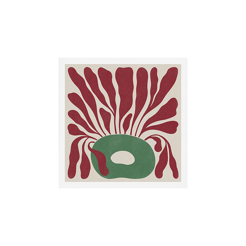 Modern Square Plant #2 Art Print Gallery Image 1