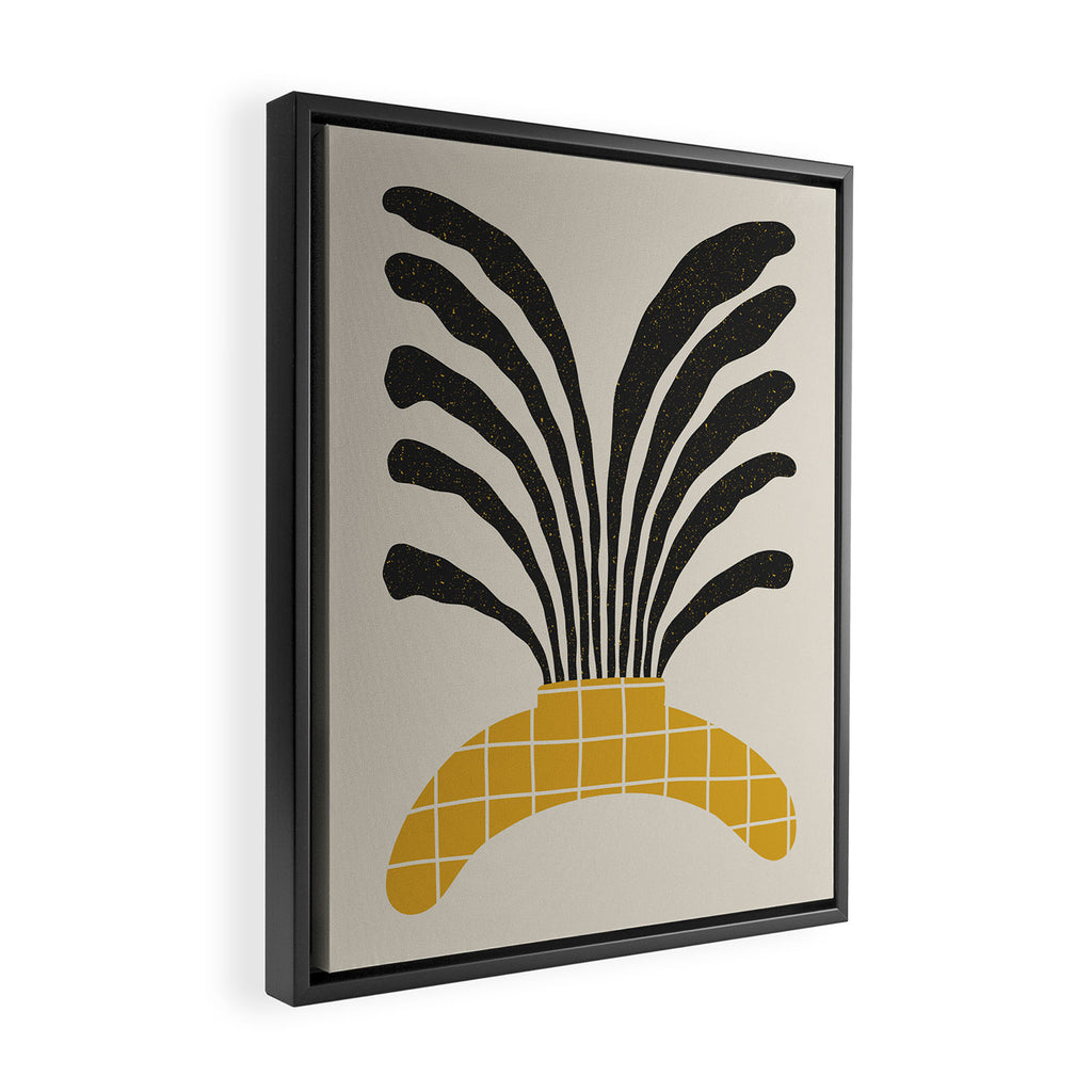 Modern Vase #4 Framed Canvas Print Gallery Image 2