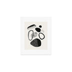 Monochrome Abstract Shapes #1  Art Print Gallery Image 1