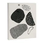 Monochrome Abstract Shapes #2 Canvas Print Gallery Image 6