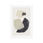 Monochrome Shapes #1 Art Print Gallery Image 1