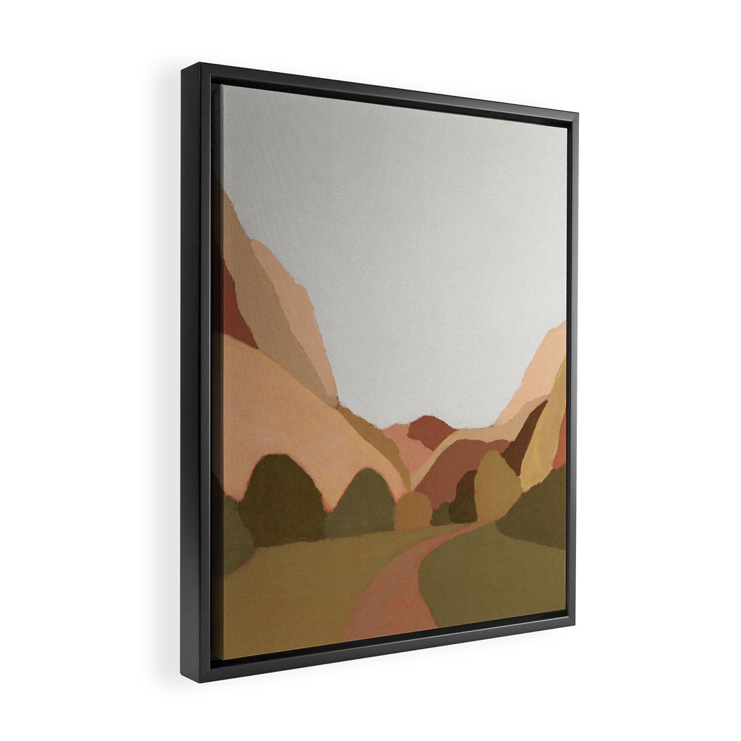 Morning Walk Framed Canvas Print Gallery Image 2