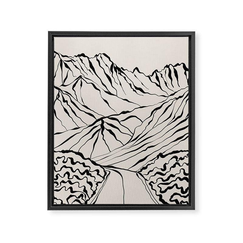 Mountain know the secret Framed Canvas Print Gallery Image 6