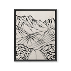 Mountain know the secret Framed Canvas Print Gallery Image 6