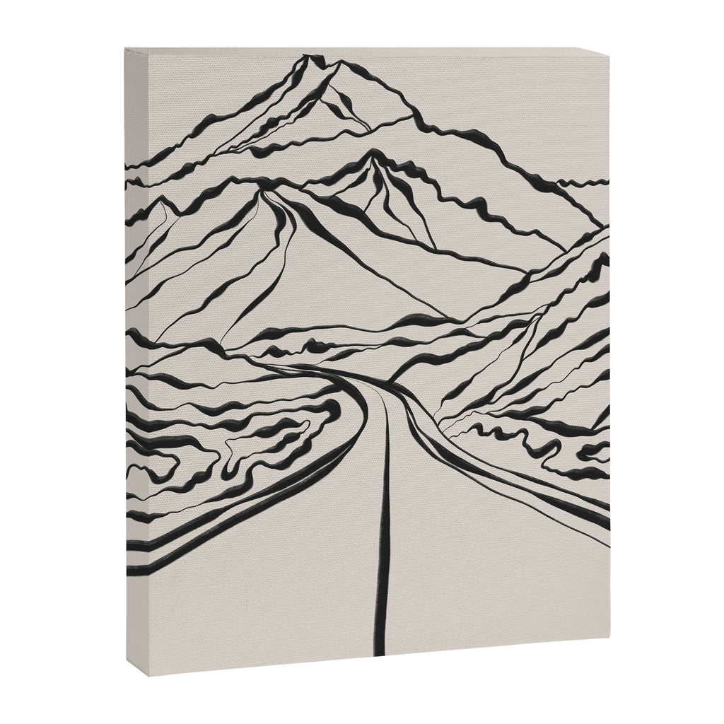 Mountains know the secret IV Canvas Print Gallery Image 6