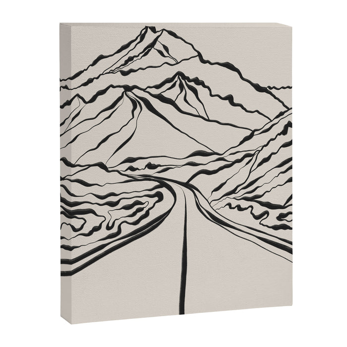 Mountains know the secret IV Canvas Print Gallery Image 1