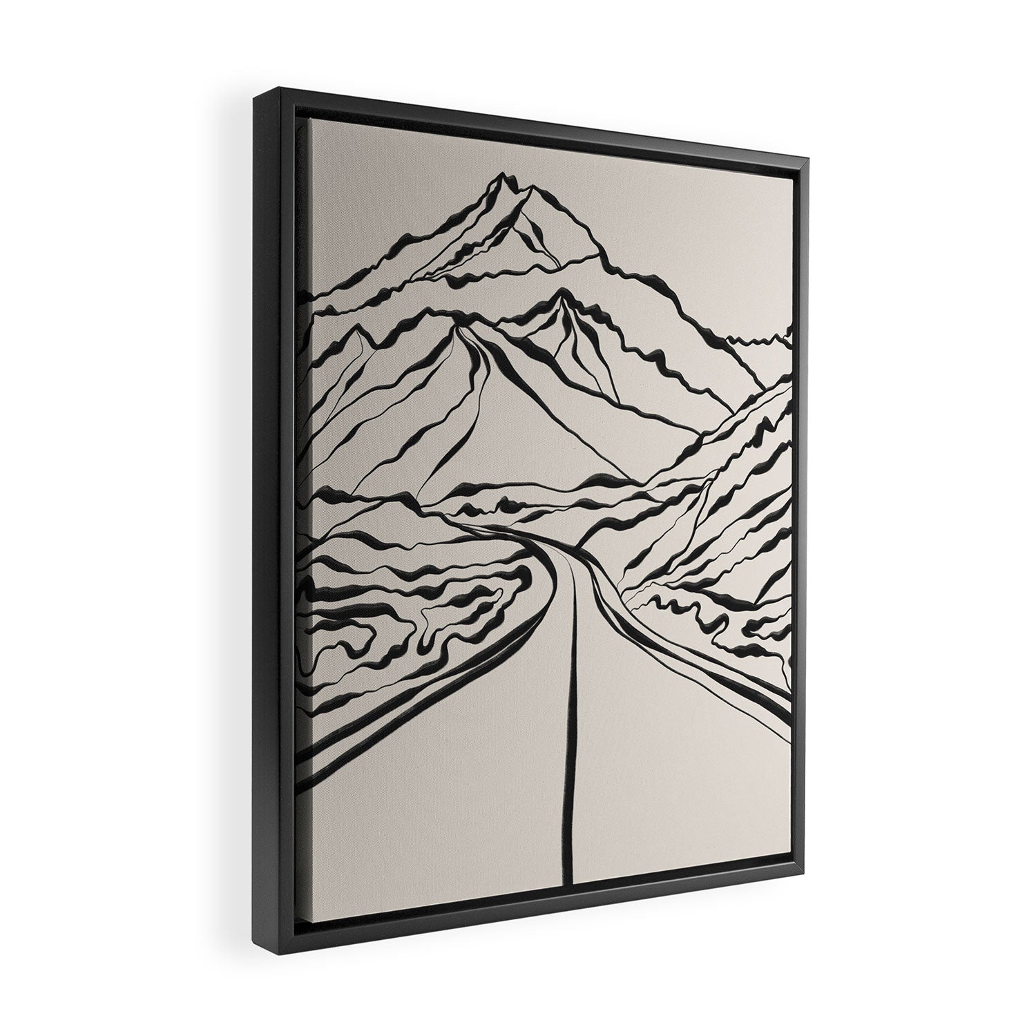 Mountains know the secret IV Framed Canvas Print Gallery Image 2