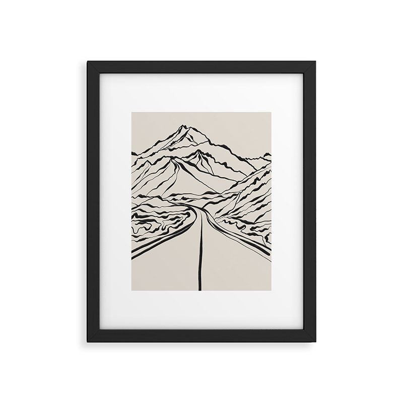 Mountains know the secret IV Framed Art Print Gallery Image 5