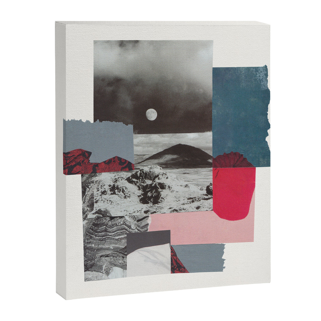 Mountains / Paper Collage Canvas Print Gallery Image 6