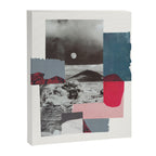 Mountains / Paper Collage Canvas Print Gallery Image 6