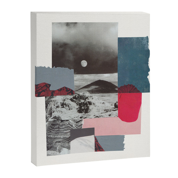Mountains / Paper Collage Canvas Print Gallery Image 1