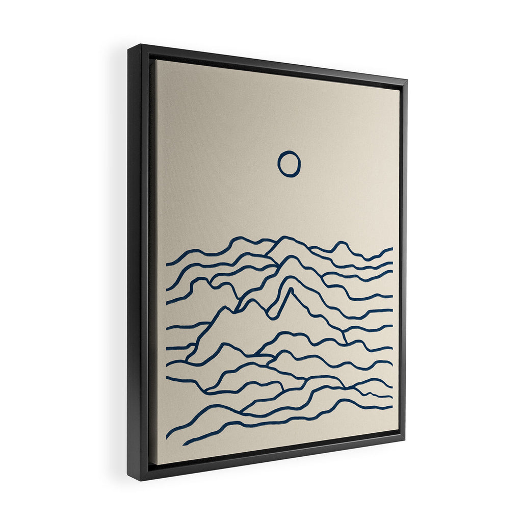 Mountainscape Framed Canvas Print Gallery Image 2