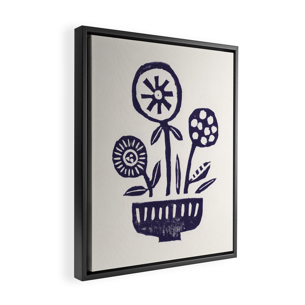 Native Flowers Framed Canvas Print Gallery Image 2
