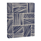 Navy Blue Striped Pattern #3 Canvas Print Gallery Image 6