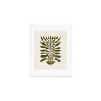 ne Hundred-Leaved Plant #22 / Lino Print Art Print Gallery Image 1