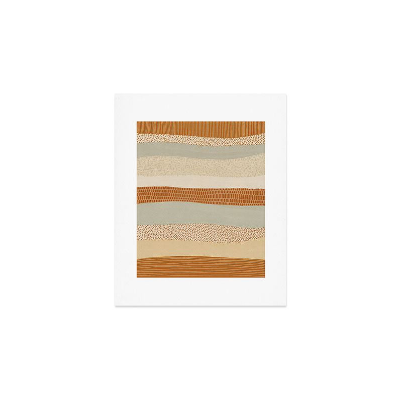 Neutral Abstract Pattern #5 Art Print Gallery Image 1