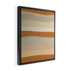 Neutral Abstract Pattern #5 Framed Canvas Print Gallery Image 2