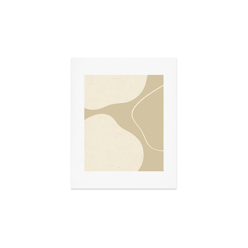 Neutral Shapes #1 Art Print Gallery Image 1