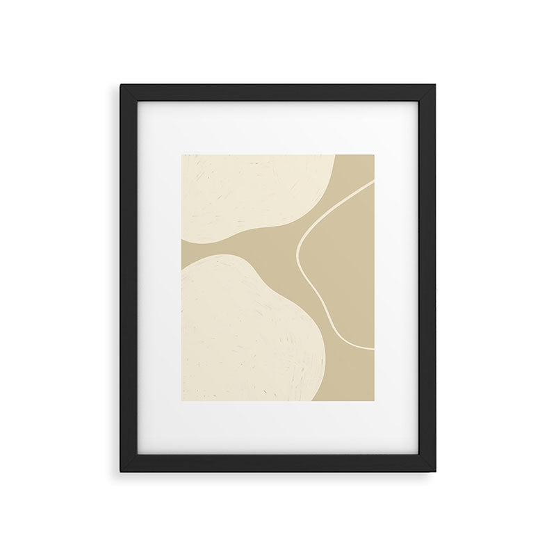 Neutral Shapes #1 Framed Art Print Gallery Image 5