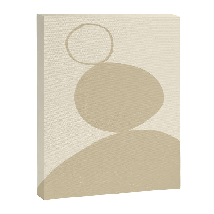 Neutral Shapes #2 Canvas Print Gallery Image 1