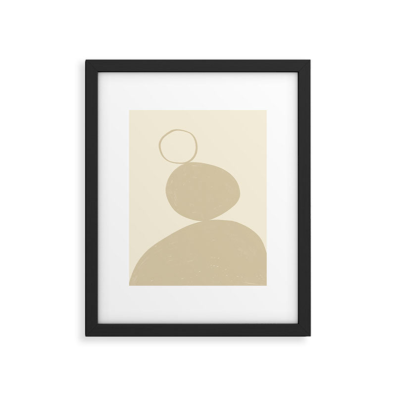 Neutral Shapes #2 Framed Art Print Gallery Image 5
