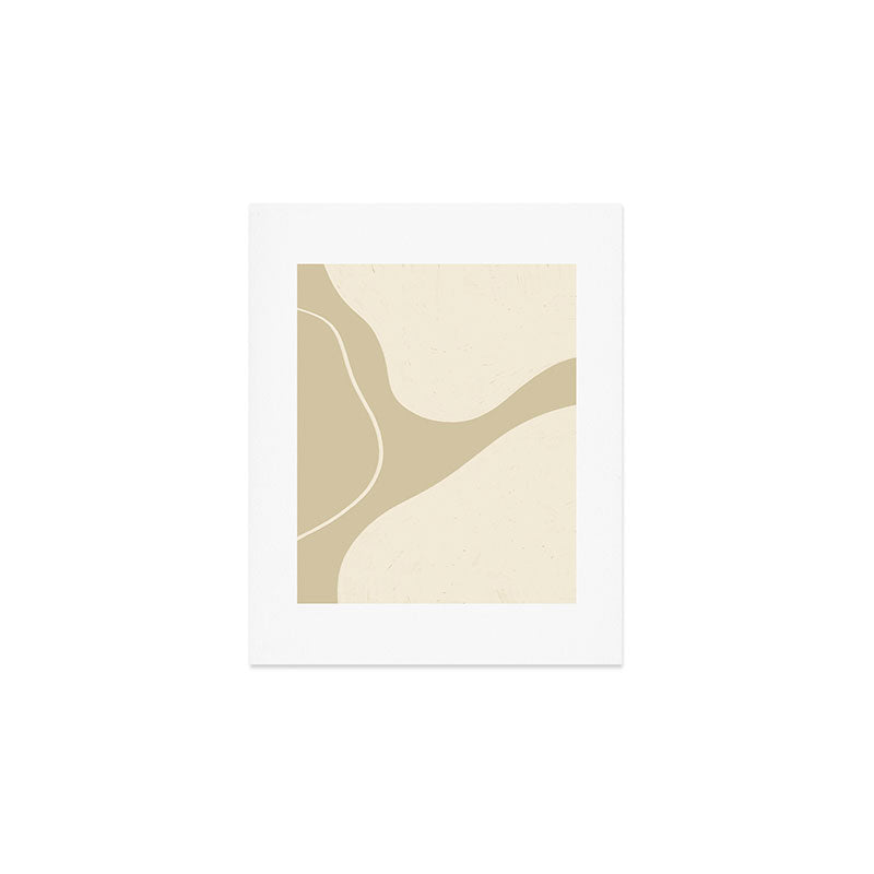 Neutral Shapes #3 Art Print Gallery Image 1