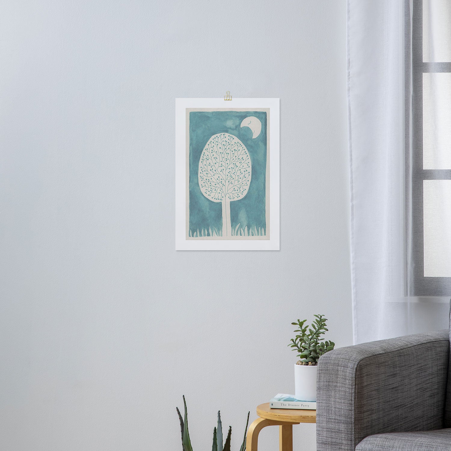 Nighttime Blossom Art Print Gallery Image 3