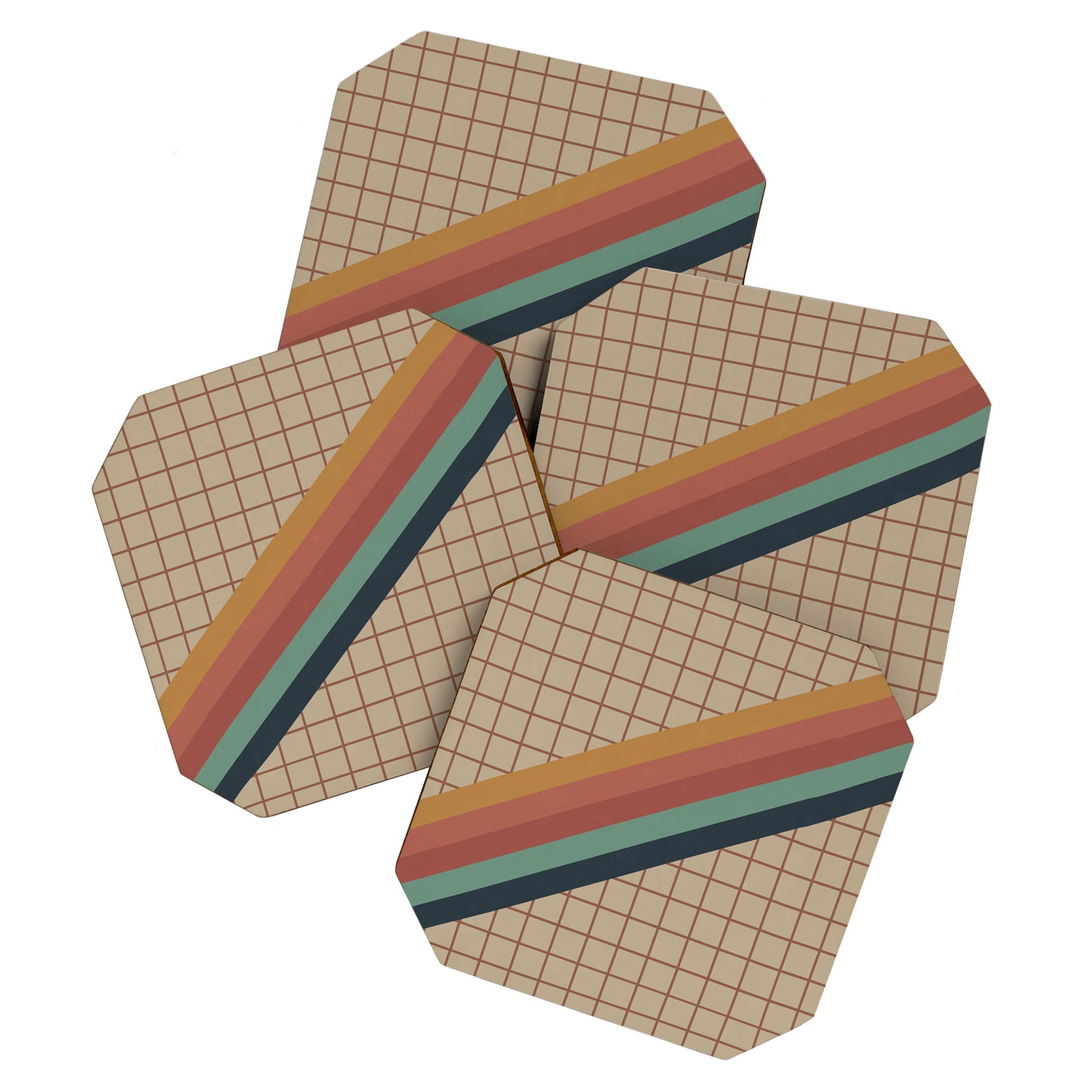 Old Video Cassette Palette Coaster Gallery Image 1
